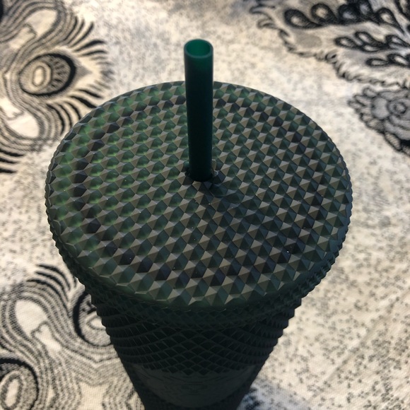 🤍NEW🤍Set Starbucks 2022 Dart Green Studded Tumblers Venti, Grande & KeyChain - Picture 4 of 16